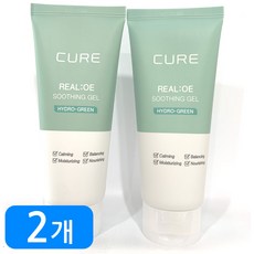 김정문알로에 큐어 맥시 알로에베라 겔 크림, 100ml, 2개