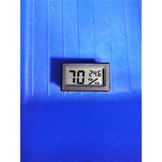 鈕扣電池數位式溫濕度計 輕巧方便 居家辦公適用, 1個, 黑殼, 黑殼
