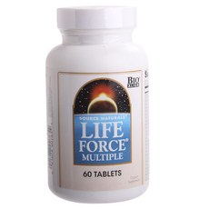 SOURCE NATURALS Life Force綜合膳食補充錠, 60顆, 1罐