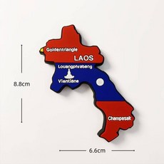 냉장고 자석 기념품 Southeast Asia Golden Triangle Fridge Magnets Laos Tha