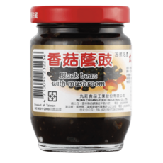 丸莊 香菇蔭豉醬 140g 不辣全素 台灣製造 蒸魚拌麵佐餐佳品, 1罐