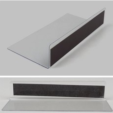 [행스] L형 투명 칸막이 25x12cm 1P 자석형 책상칸막이