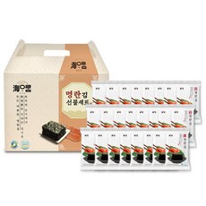 해아람 진 명란김 김선물세트 설날 추석 밥도둑 술안주 맛김, 24개