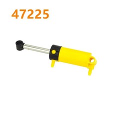 MOC 기술 부품 공압 펌프 브릭 소형 (6L) V2 강화 실린더 19476 호환 8800 블록, 23 47225