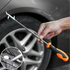 [핀도트]돌빼기 이물질 청소 도구 자동차 돌제거 타이어 관리 타이어돌 드라이버 틈새 차량 용품, 1개