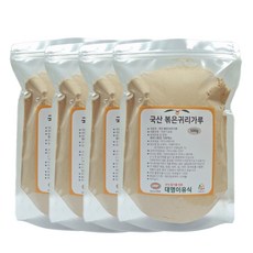 대명이유식 국산 볶은귀리가루 귀리분말 귀리선식 오트밀 미숫가루 쉐이크, 500g, 4개