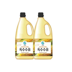 청정원 청정원 참빛고운옥수수유 부침요리 건강한오일 튀김요리 볶음요리, 2개, 1.8L