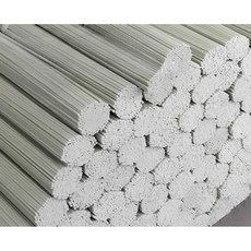 FRP 활대 미니 식물 지지대 비닐 하우스 텃밭 쫄대 폴대 농자재, 1개, 6. 두께5mm/2m/30개