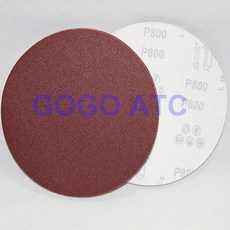 샌드 시트 12인치 300mm 그릿 40-1000 라운드 사포 루프 샌딩 페이퍼 광택제 10개, 600, 1개