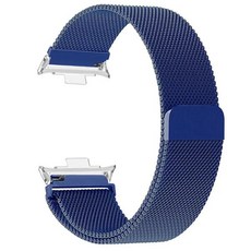 호환 Xiaomi Mi Band 9 Pro 8 Pro 용 마그네틱 루프 밴드 Redmi Watch 4 5 금속 스트랩 액세서리 용 스테인레스 스틸 팔찌 시계 밴드, Blue, For Redmi Watch 5