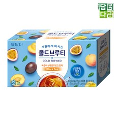 [담터] 콜드브루티 복숭아&패션후르츠홍차 1.5gx20T