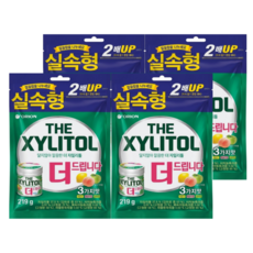 오리온 더 자일리톨 리필백, 244g, 4세트