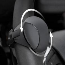 자동차 핸들 봉 360도 파워 무소음 차량 핸들 봉 운전 보조 인체공학 베어링 기어 그립