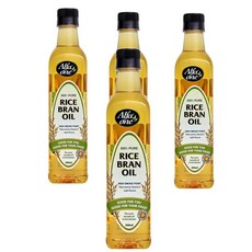 호주 알파원 Alfa One Rice Bran Oil 미강유 라이스 브레인 오일, 500ml, 4개