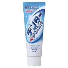 LION 獅王 Dentor Clear Max直立式潔淨白牙膏 超涼薄荷口味, 1條, 140g