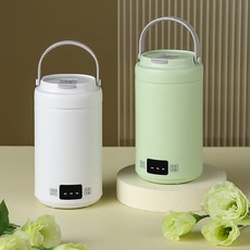 110V多功能電燉鍋：煮粥煲湯、恆溫保溫，便攜式設計，台灣適用, 白色,304不銹鋼內膽（220V英規）