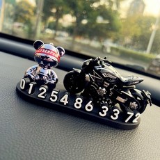 경량 바이크 보호대 클래식 제품 라이딩 레트로헬멧 모터사이클 클래식헬멧 반모 스쿠터, 3.흑 금도금 곰+흑 두카티+흑 번호판