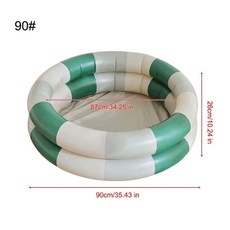 가정용수영장 마당수영장 미니수영장 가정용풀장 간이수영장, Green 90cm