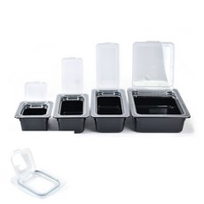 16 PC 밧드 뚜껑 뚜껑덮개 주방바트, 1개, 1L