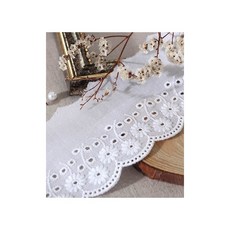 퀼트스타 [180cm] 후리지아 면자수레이스_화이트 161, 1개, 화이트