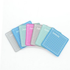 느낌상점 칼라 미니 PVC 재단 다꾸 커팅 매트 제도, 블루