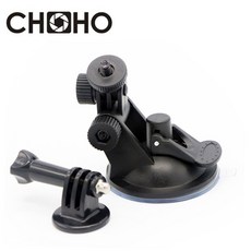 자동차 흡입 컵 앞 유리 마운트 긴 나사 1/4 인치 어댑터 Gopro Hero 13 DJI 액션 카메라 Insta360 액세서