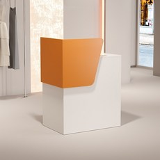 카운터 테이블 인포메이션 안내데스크 프론트 카페 계산대, D 100x40x95cm