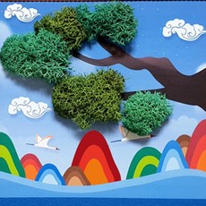 스칸디아 동양화 벽걸이 만들기 스칸디아모스키트