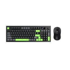 지클릭커 오피스프로 WMK90 사일런스 M 무소음 무선 블루투스 LCD 키보드 마우스 세트 94 포커 그린 RC2, WMK90 LCD 94키, 일반형