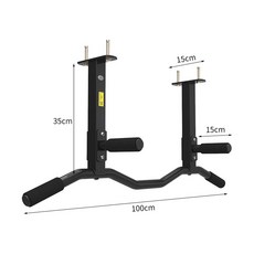 문틀철봉 턱걸이봉 홈 피트니스 벽걸이 풀업 바 헤비 듀티 턱 업 실내 근력 훈련 장비 수평 베어링 300, 2) 2, 1개