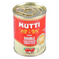 Mutti 이중 농축 토마토 페이스트(Doppio Concentrato) 140g(5.5온스) 캔 | 1팩 | 이탈리아 최고의 토마토 브랜드 | 통조림 토마토 | 비건 친화적, 1개, 140g