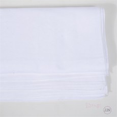 정인 가제 면수건 세수수건 긴가제수건, 가로33cmX세로88cm 무지백색