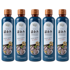 웰크리 리얼 국내산 굴소스 진한 굴풍미 볶음요리 중식 감칠맛 소스 OYSTER SAUCE, 5개, 500ml