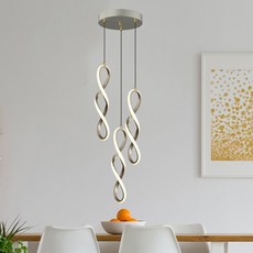LED圓盤吊燈 38W三色變光 簡約現代風格