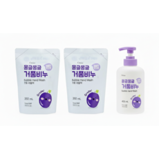 오릭스 몽글몽글 거품비누 포도향 400ml + 리필350ml 2개, 350ml
