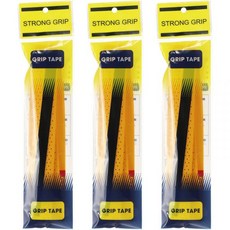 라켓 그립 교체 땀 흡수 테니스 소모품 파티킬 테이프 댐핑 리지가 있는 팩 PU 오버그립 배드민턴 피클볼 낚싯대용 미끄럼 방지 천공 손잡이, Yellow