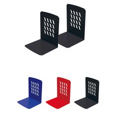 뉴 CI 북앤드 (중형) 2조 1세트 X2개 책상 책꽂이, 레드