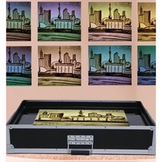 대형 샌드아트 박스 작업대 보드 색모래 미술 테이블 모래그림 촉감, 1. 소형(커버 8종조명)