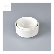 리니홈 하이본 스프볼 신혼부부그릇, 4.5호