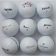 브랜드혼합 화이트 로스트볼 A급 20EA, 1개, 20개입, 흰색