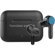 여행 업무 및 일상 사용을 위한 Woask M6 번역기 이어버드 오프라인 양방향 언어 장치 패키지 포함, With offline language package