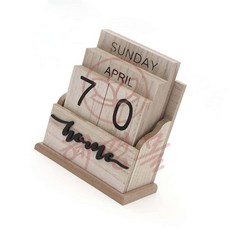 인테리어 우드달력 혜명몰