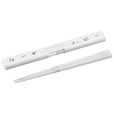 OSK(오에스케이) 식기 세트 판다 슬림 젓가락 상자 세트 18cm 일본 제조 식기세척기 사용 가능 항균 귀여워 세련된 남녀공용 성인용 어린이용 학생 HS-18