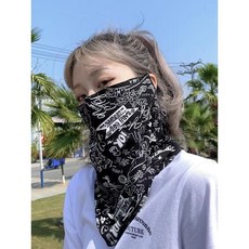 防曬面罩袖套組 冰絲透氣機車騎行護頸防紫外線