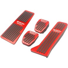 자동차 풋 페달 커버 연료브레이크, 5. LHD MT 4pcs, 기본