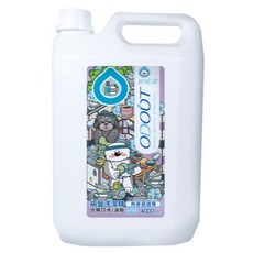 臭味滾ODOUT 寵物食器洗滌劑 狗貓專用碗盤清潔劑 95%無香精 4000ml補充桶, 1個, 狗狗用 食器洗滌劑 4000ml 補充桶