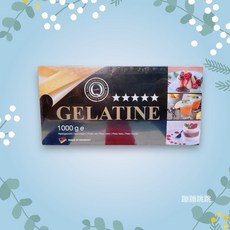 焙樂道 高級吉利丁片 德國進口 1kg, 1個