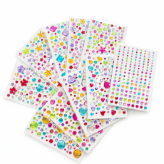 보석 큐빅스티커 10종세트