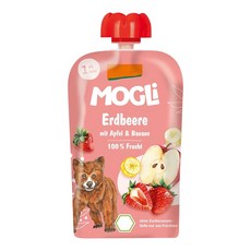 모글리 퓨레 파우치 딸기 사과 바나나 100g