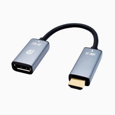 CORN HDMI에서 DisplayPort 어댑터 4K@60Hz 고속 HDMI 남성에서 DP 여성으로 변환 케이블 PC 그래픽 카드 노트북 미니 NS PS5 /4 Xbox One